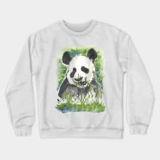 Watercolor Panda Crewneck Sweatshirt